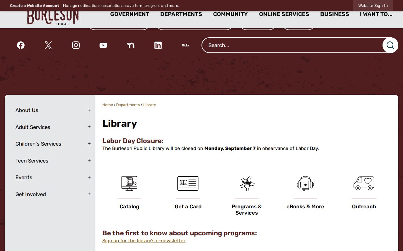Burleson city directory library local-history and research gateway